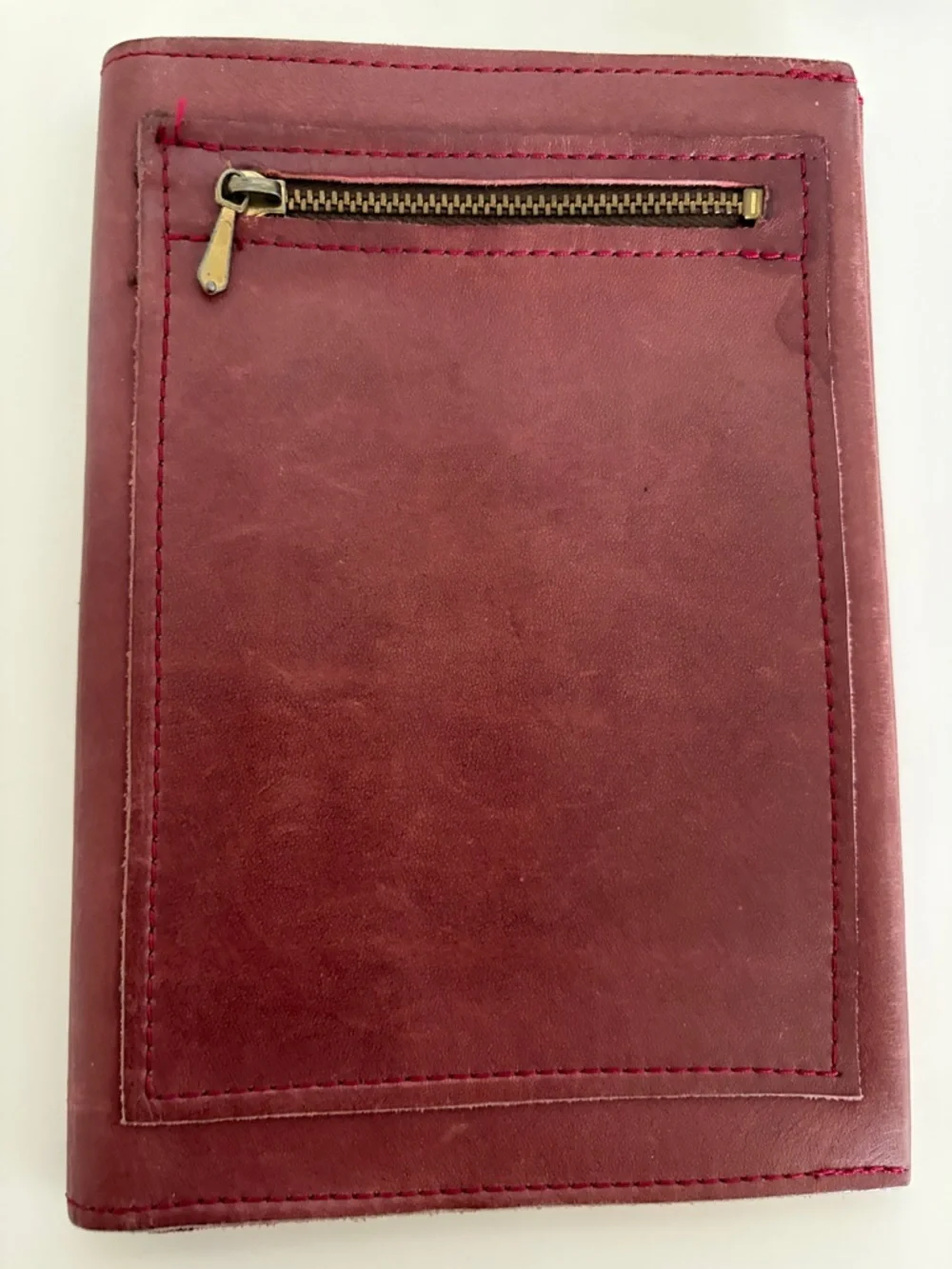 Handmade Leather Notepad and Organizer - Picture 2 of 7